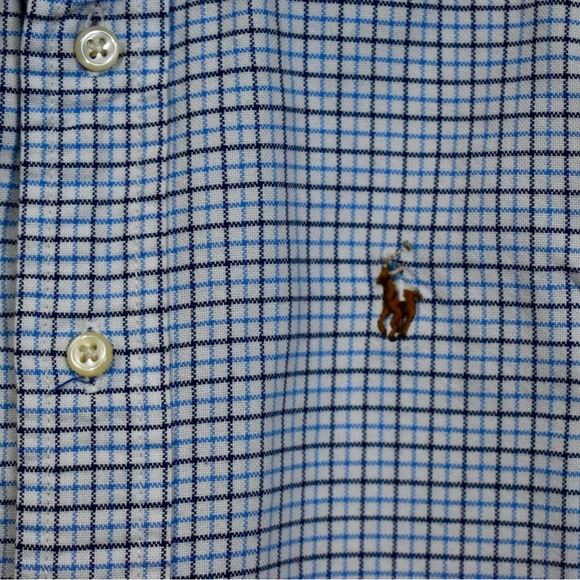 Ralph Lauren Kids Light Blue Plaid Shirt - Picture 2 of 5